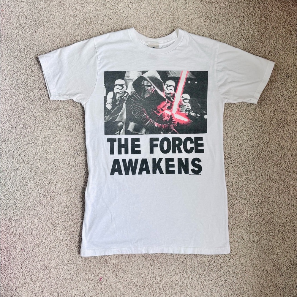 star wars the force awakens kylo ren white t-shirt - Picture 4 of 12